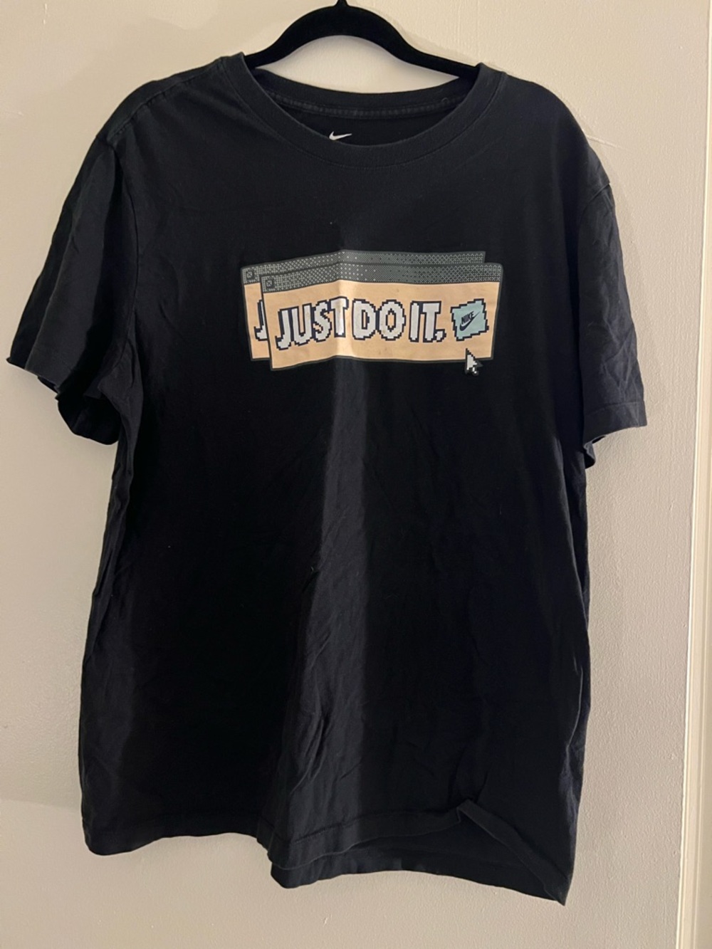 Nike Graphic Tee XL Black Just Do It T-Shirt